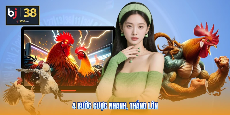 Đá Gà WS168 BJ38 - Đấu Trường Trực Tuyến #1 Cực Kịch Tính 6 4 bước cược nhanh, thắng lớn