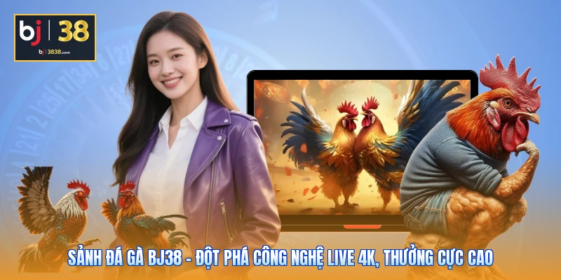 Sảnh Đá Gà BJ38 - Đột Phá Công Nghệ Live 4K, Thưởng Cực Cao 1 Sảnh Đá Gà BJ38 - Đột Phá Công Nghệ Live 4K, Thưởng Cực Cao