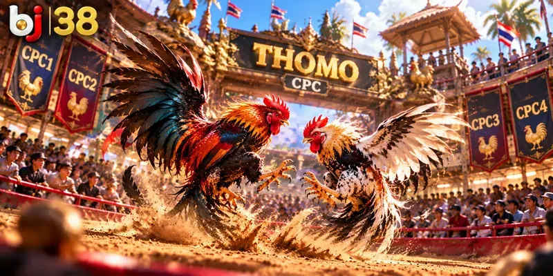 Đá gà trực tiếp Thomo CPC BJ38 - Trực Tiếp Từ Cambodia 6 Xem đá gà trực tiếp BJ38 dễ dàng không giật lag