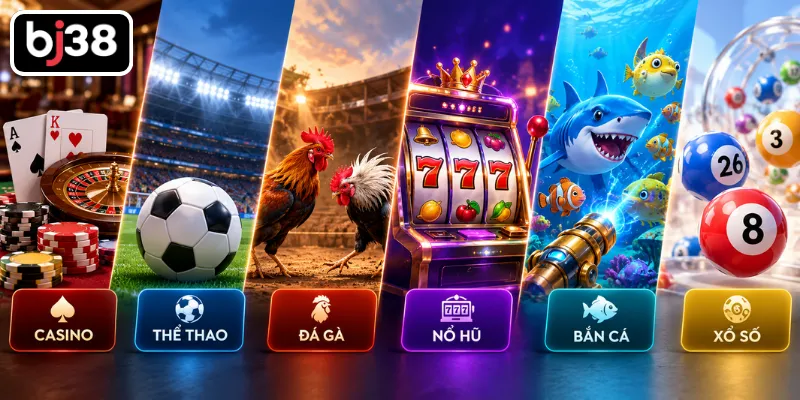 BJ38 Là Gì? Tổng Quan Thông Tin Và Các Dịch Vụ 4 Các nhóm dịch vụ và nội dung được giới thiệu về BJ38